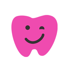 pink tooth icon